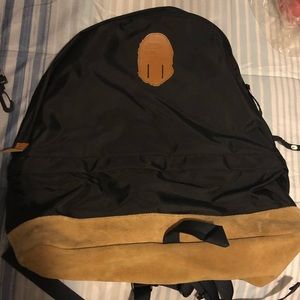 Black And Tan Leather Bathing Ape BackPack!!!!!!!